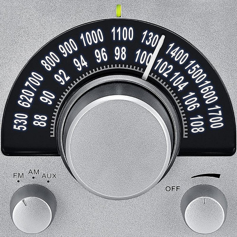 SANGEAN راديو طاولة خشبي Sangean WR-15SR AM/FM (فضي) - Image 1